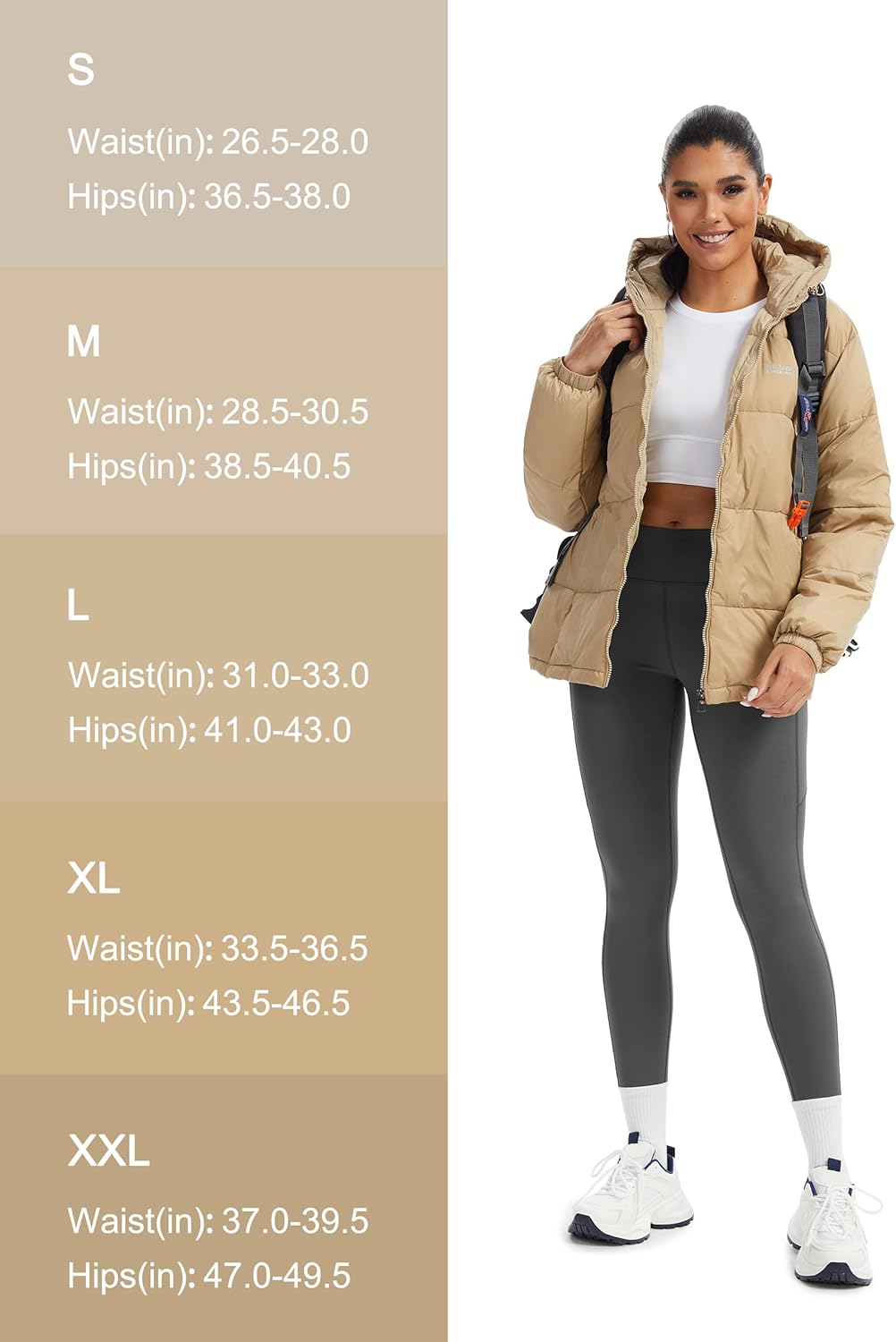 Tall Womens 32/34/36 Inseam Fleece Lined Leggings Thermal High Waisted Yoga Pants 3 Pockets Winter Warm Bottoms - Image 7