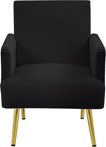 Miniatura 37 de Juego de 2 sillas decorativas de tela, juego de 2 sillas con brazos con mesa auxiliar de madera, sillas de sala de estar con asiento suave para sala