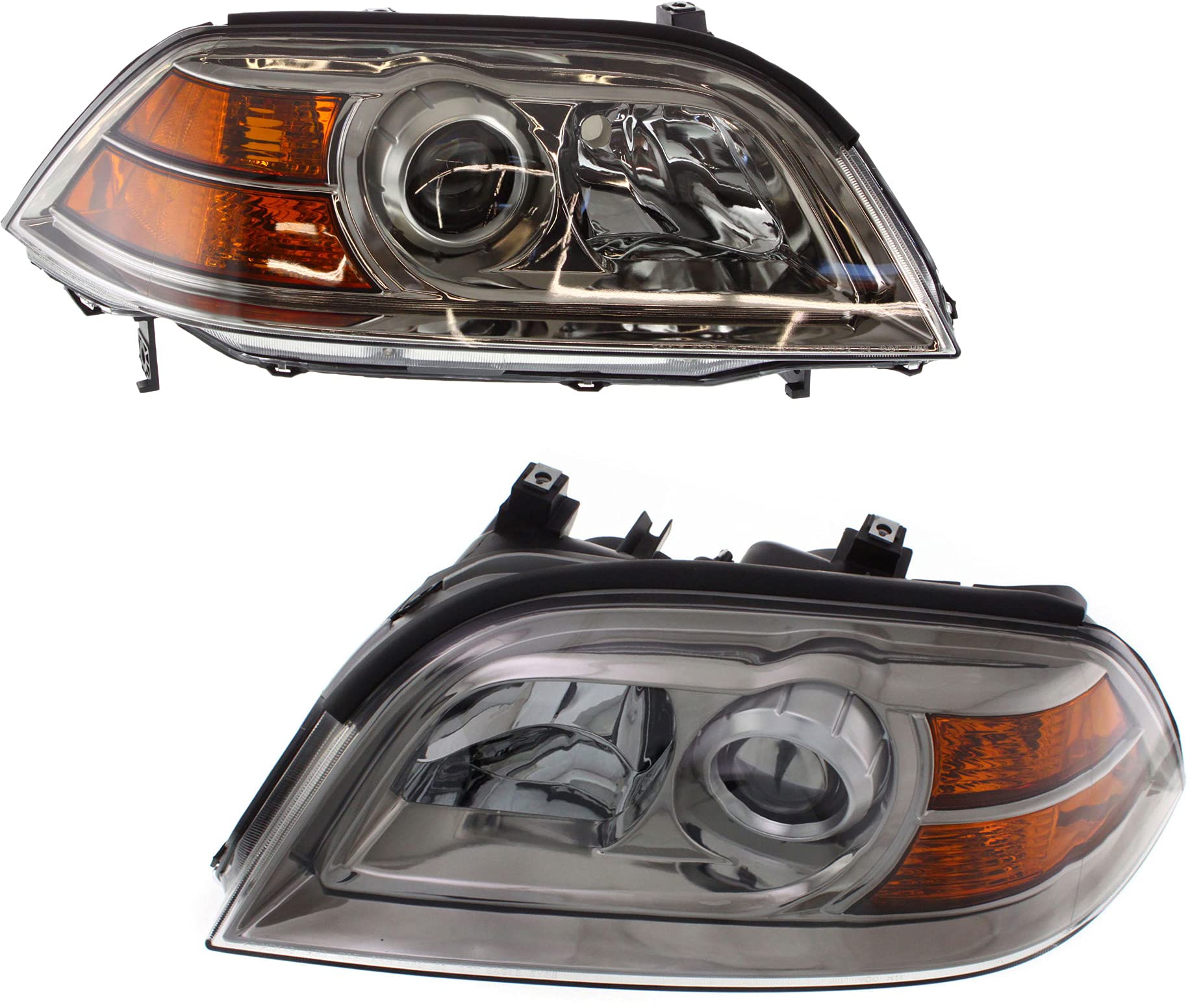 Garage-Pro Headlights Assembly For Acura MDX 2004-2006, Headlights for Car, Halogen Fits Base & Touring, Driver Passenger Side, Replaces# 33151S3VA12,