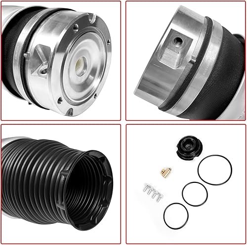 Miniatura 2 de VIGOR El bolso delantero derecho del resorte de la suspensión del aire compatible con 2007-2015 Audi Q7, VW Touareg, la primavera del aire del coche