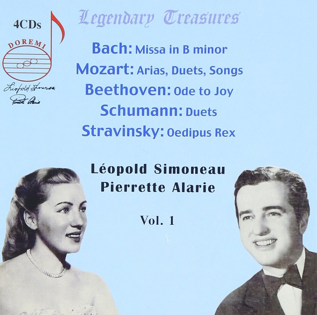 Legendary Treasures 1 [Audio CD] Simoneau and Alarie