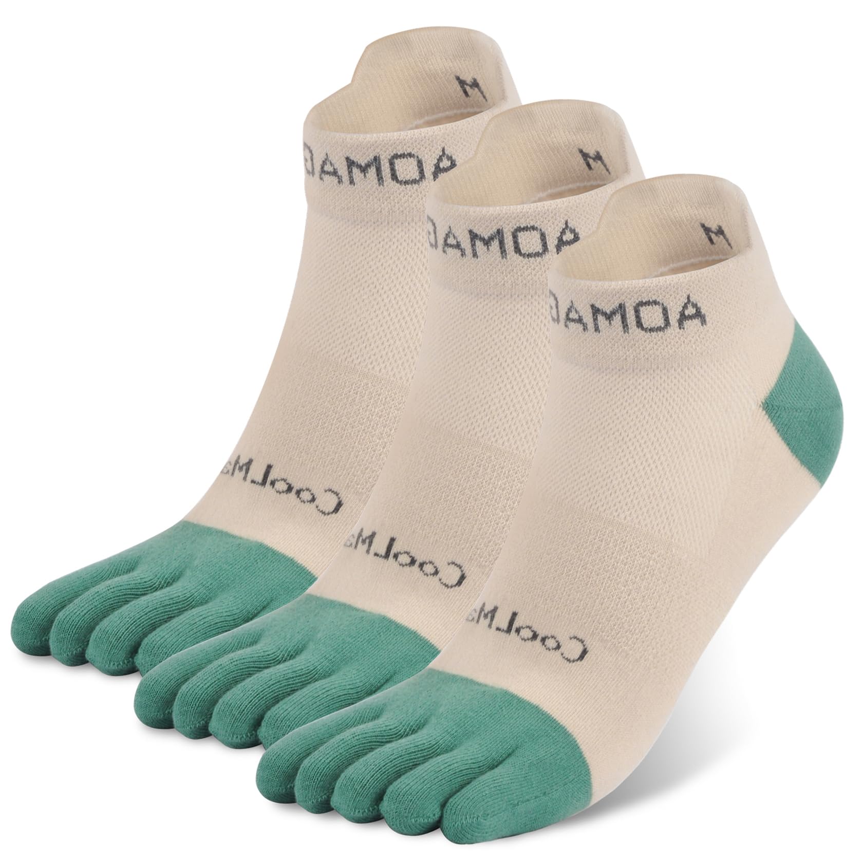 likloks Hombres/Mujeres Calcetines con Dedos CoolMax Alto Rendimiento Atletismo Ejecutar Calcetines Deportivos