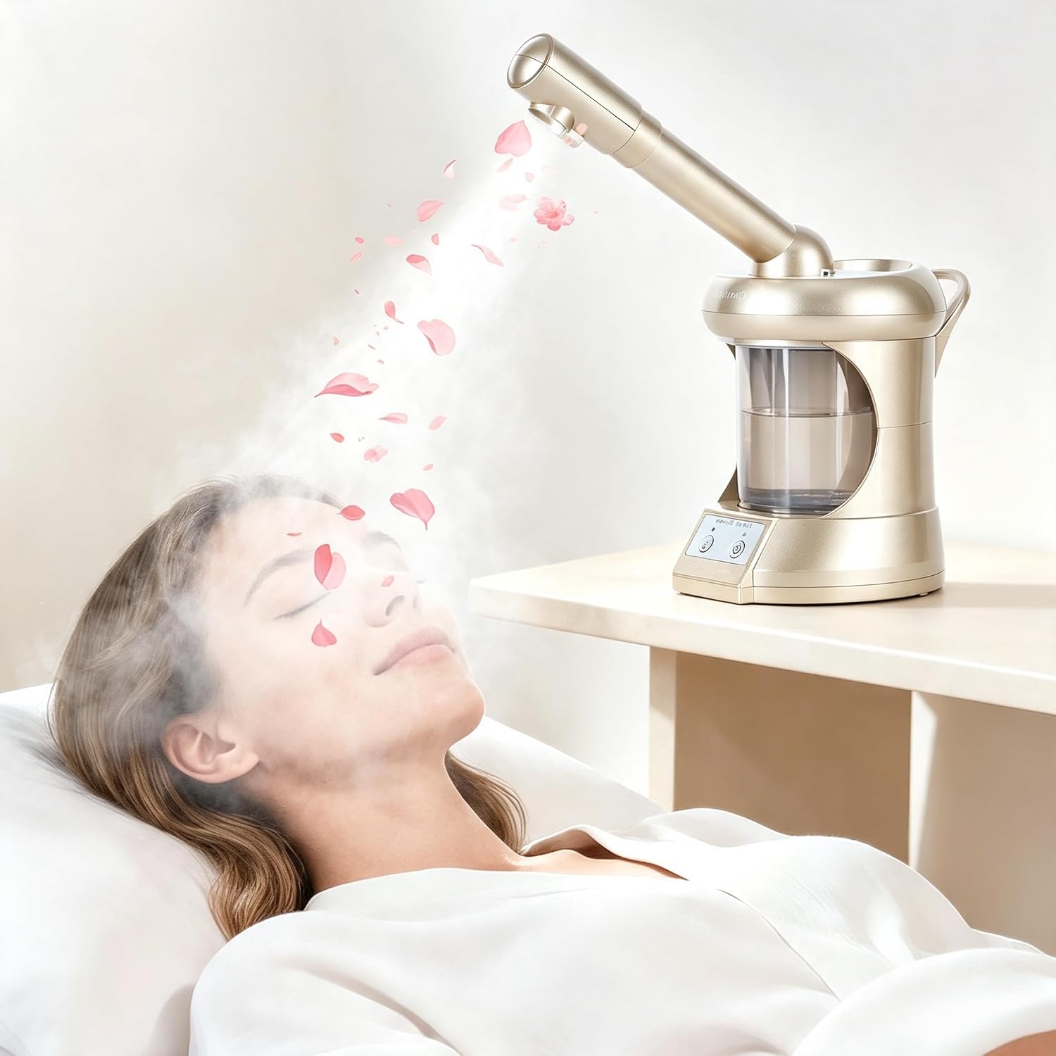 Professional Facial Steamer,Portable Type, high Water Mist Density, Face Steamer for Facial Deep Cleaning, Steamer for Facial for Personal Care or Spa, Moisturizing and Hydrating.