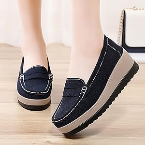 靴 AMERI WAVE CUTTING PLATFORM LOAFER Steve Madden Women's Aerin Lug Sole Chunky Heel Loafer
