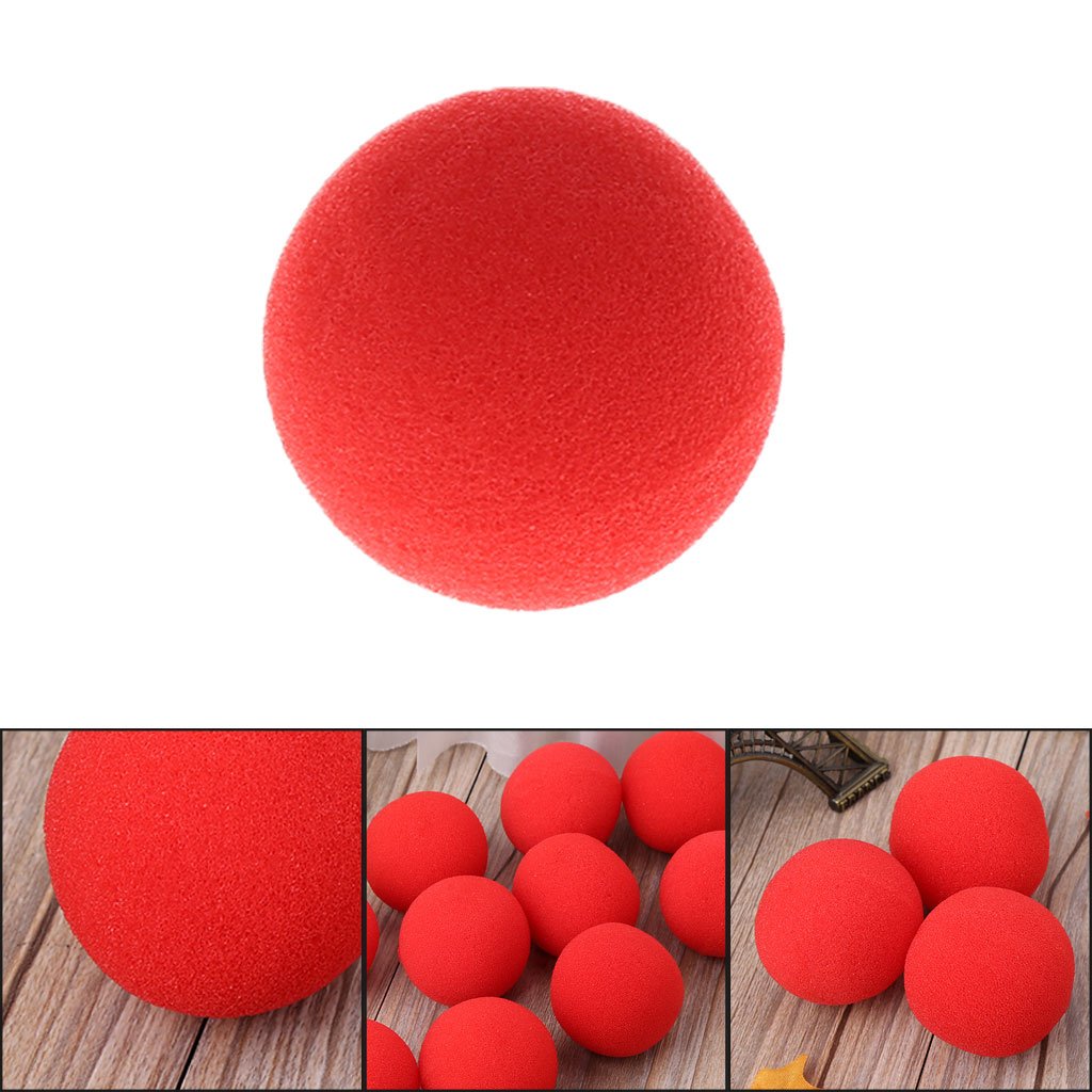 Palline di Spugna 3.5cm 10 Pezzi Rosso Street Stage Tricks