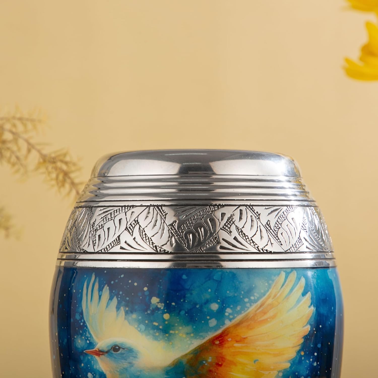 Cremation Urn for Human Ashes – Adult Urn for Men or Women up to 200lbs – Memorial Burial Urn – Suitable for Funeral or Display