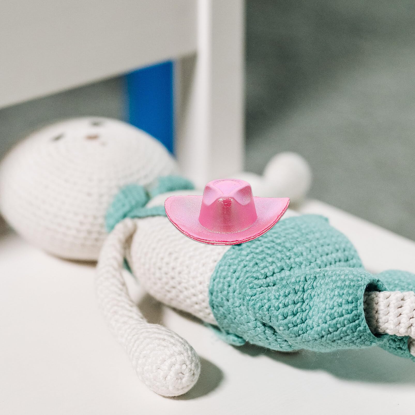 Kichvoe 6pièces Chapeaux De Feutre Pour Poupées Décorations Festives Et Bricolage Accessoires Colorés Pour Fêtes Et Mariages