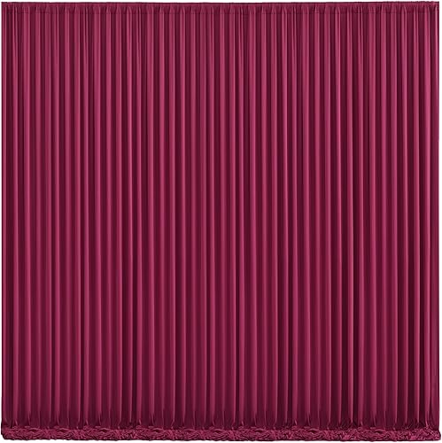Cortina tipo telón de color vino y borgoña para fiestas, boda, despedida de soltera y fiesta de cumpleaños, cortinas tipo telón de color borgoña