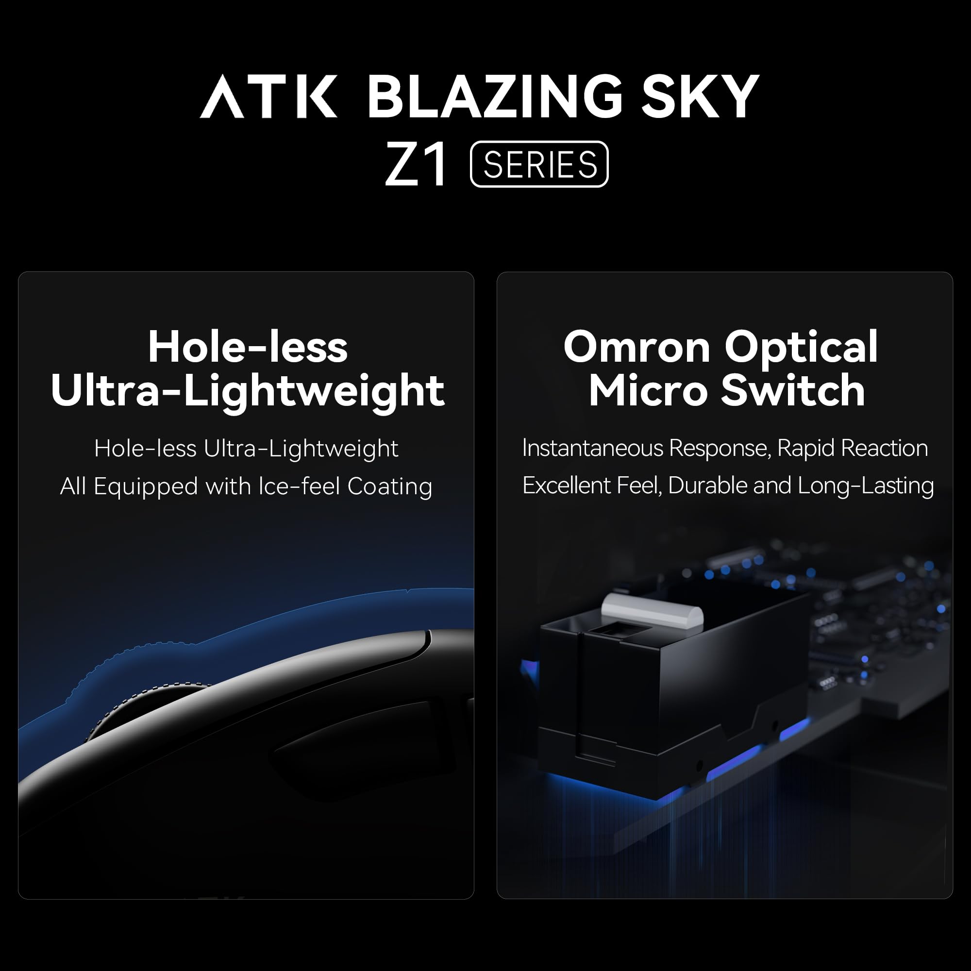 Amazon.com: ATK Blazing Sky Z1 Wireless Gaming Mouse, PAW3950
