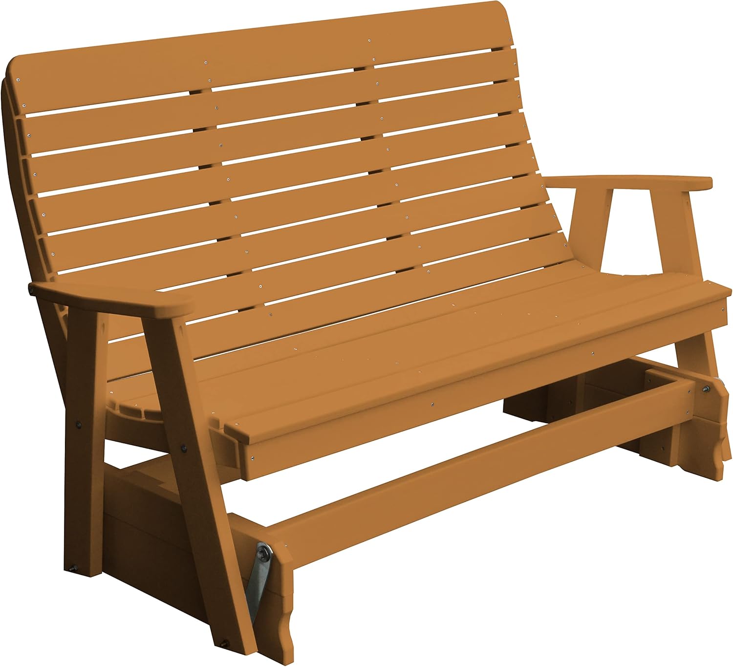 Furniture Barn USA 4' Poly Winston Glider, Cedar