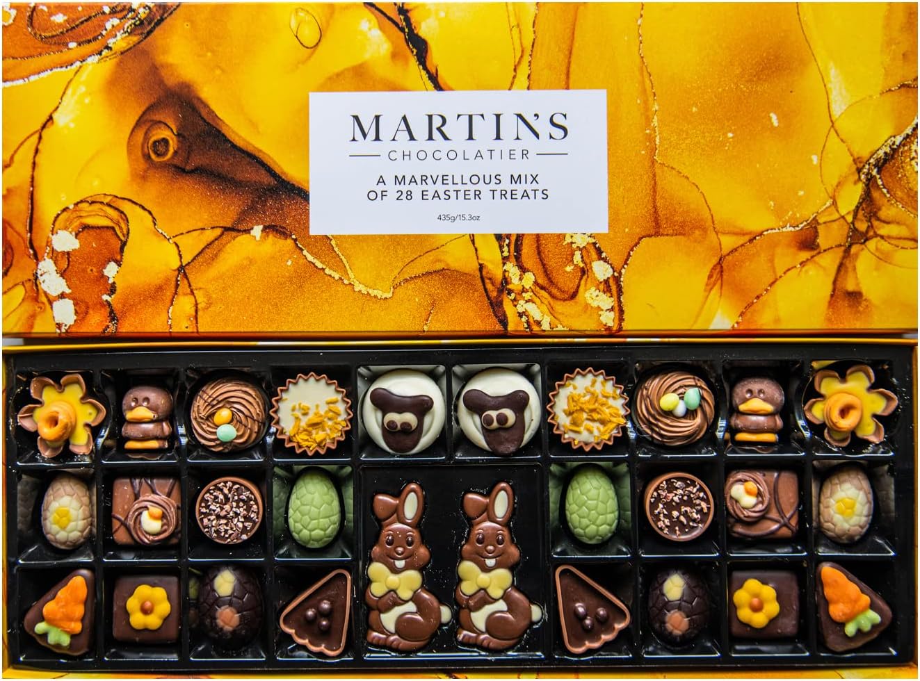 Martin's Chocolatier Easter Chocolate Gift Box 28 Handmade Chocolates
