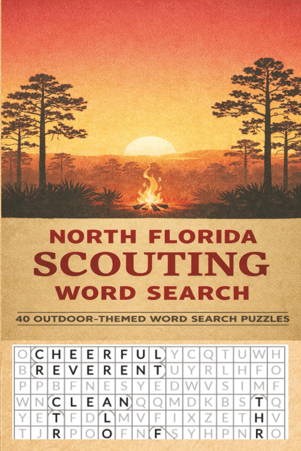North Florida Scouting Word Search: 40 Outdoor Themed Word Search Puzzles