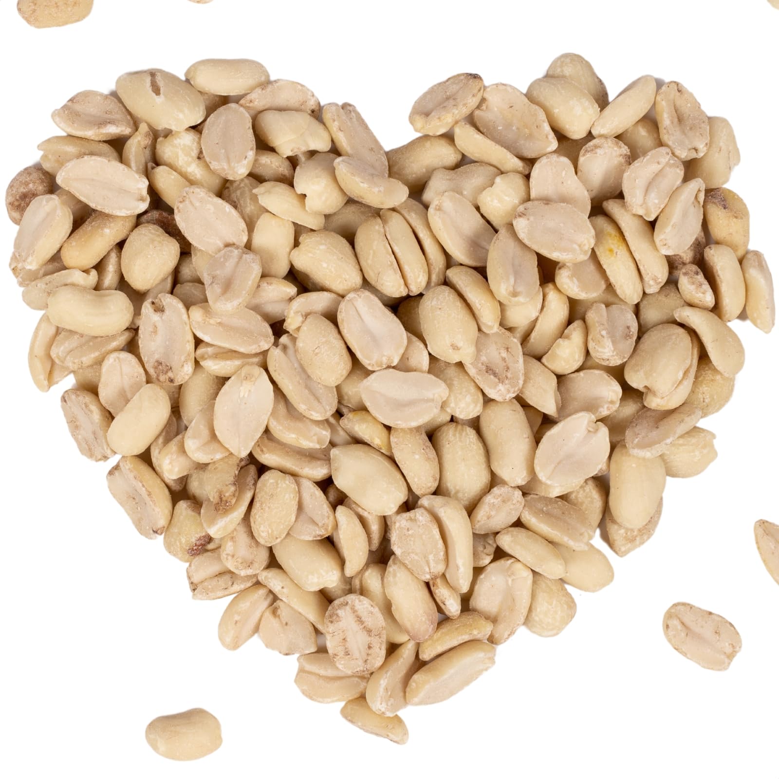 Lyra Pet® | 25 kg Erdnusskerne Splits | HK Argentinien | Geschälte, Halbe Erdnüsse | Gourmetsnack für Wildvögel | Vogel Streufutter | Für alle Körnerfresser | Proteinreiche Energiequelle für Vögel | Wildvogelfutter Ganzjährig - Nährstoffreiches Streufutte