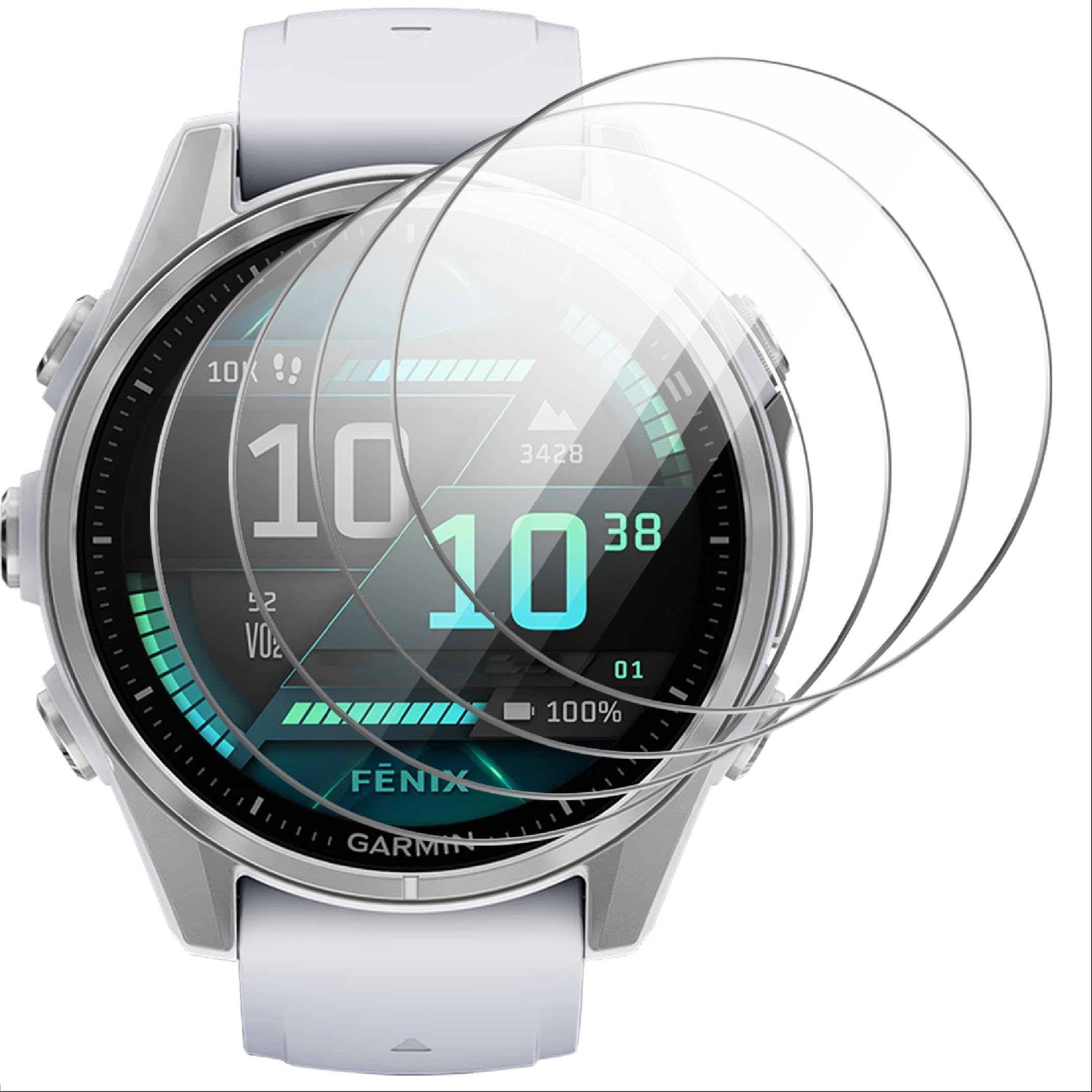 GIOPUEY Protection Écran Pour Garmin Enduro 3 51mm, [4 Packs