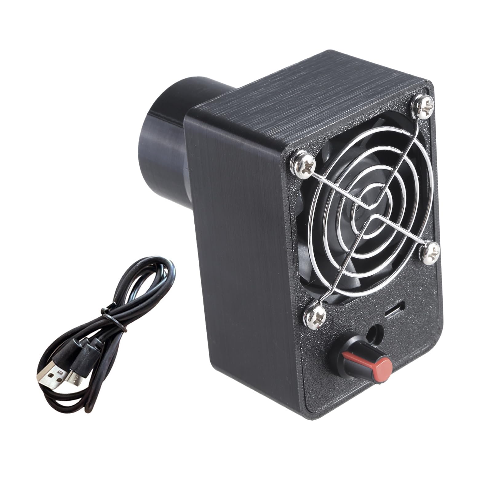 Gebläseventilator DC 12 V 5,5 x 2,1 mm einstellbare Geschwindigkeiten Düsengrößen