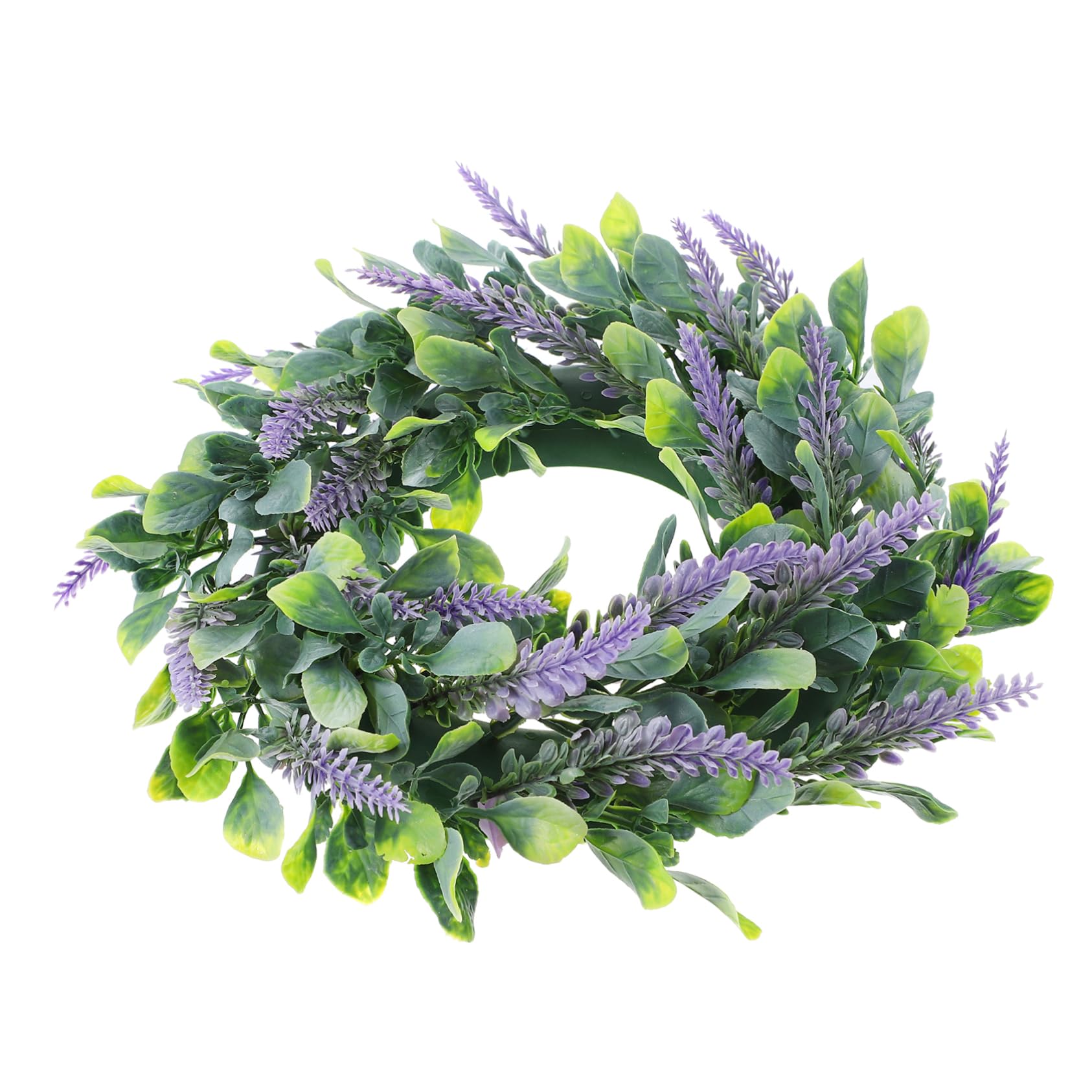 Guirnalda de lavanda artificial PRETYZOOM de plástico verde para colgar en pared