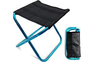 Lightweight, Packable, Portable Mini Folding Stool, Small Camping Stool Mortable Stool Can...