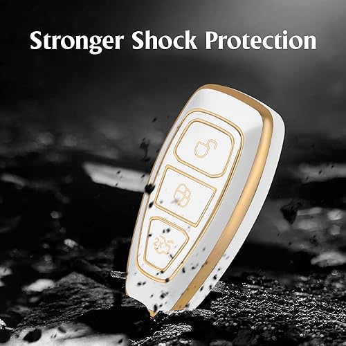 Miniatura 5 de Funda protectora de TPU para llavero inteligente compatible con Ford Mondeo Focus 3 MK3 ST Kuga Fiesta Escape Ecosport Titanium, accesorios remotos