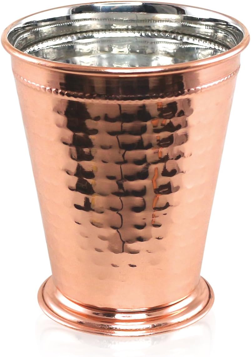14 Oz Copper Plated Stainless Stell Interior Julep Cup