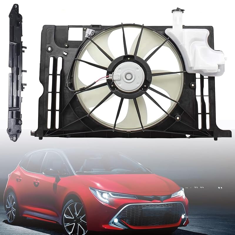 Ventoinha do radiador SEBLAFF 3 pinos para Toyota Corolla 2014–2019 – 1 unidade