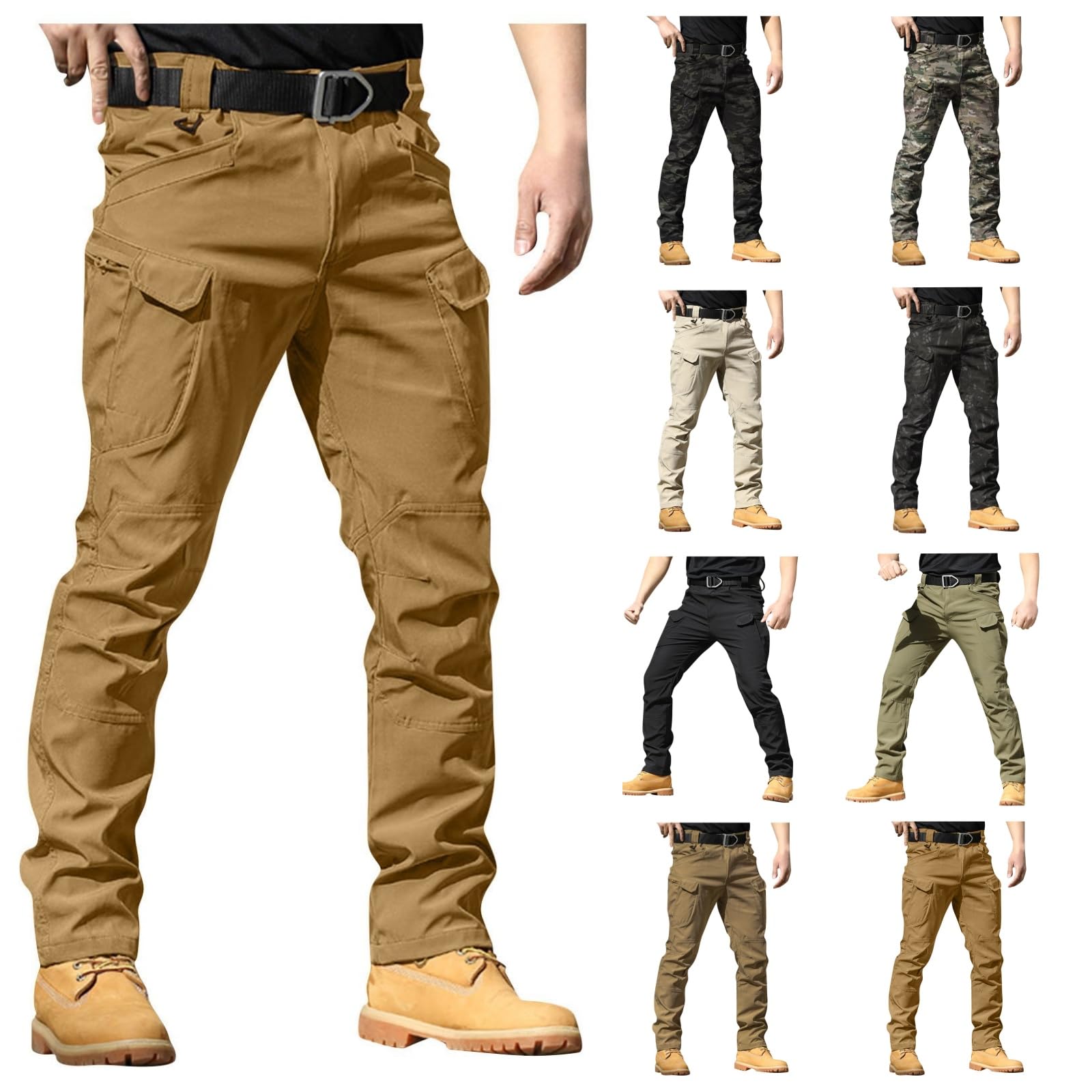 ZXCTKA Flexcamo -Tactical Waterproof Pants Tactical Pant for Men