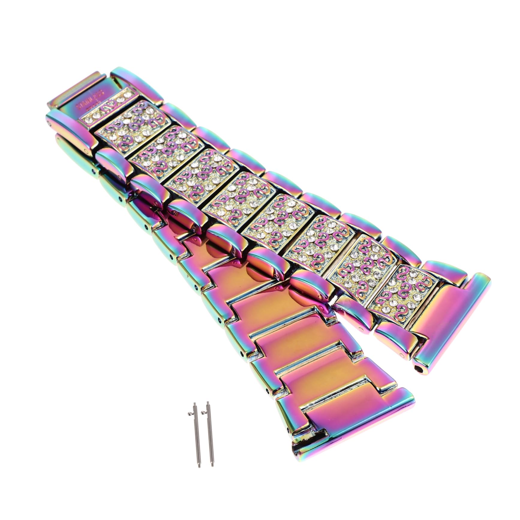 COLLBATH 1Pc Chic Rhinestone Replacement Watchband for Watch Stylish Strap Durable Comfortable Wrist Accessory for Everyday Wear