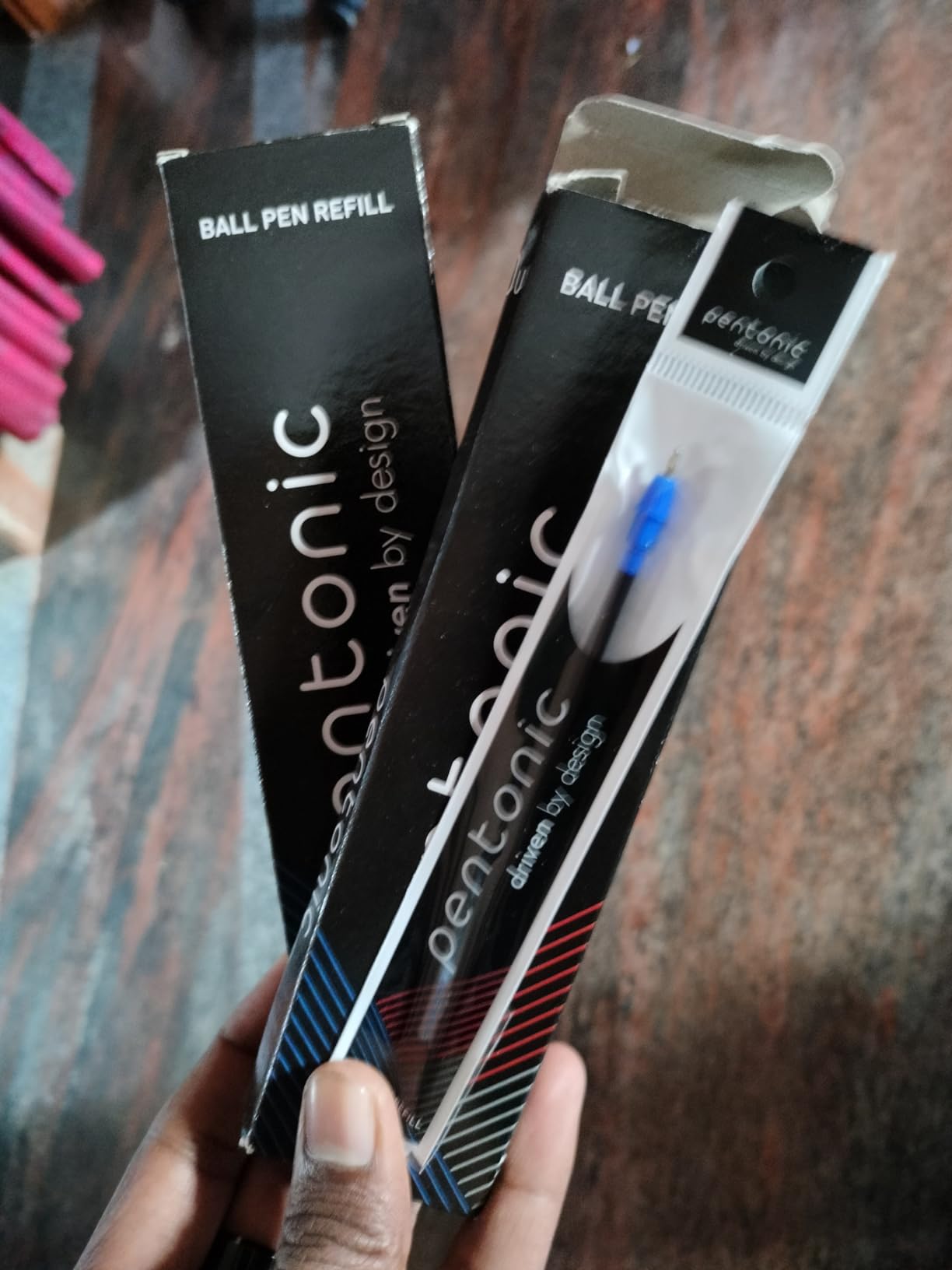 Pentonic Ball Pen Refills (0.7 mm, Blue Ink, Pack of 10) Amazon.in