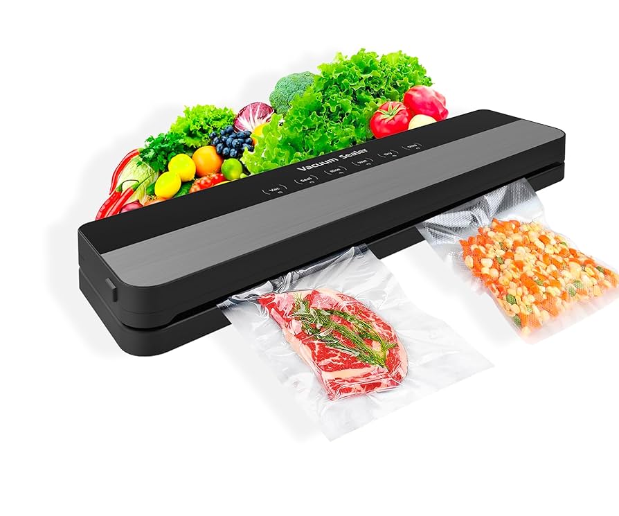 vacuum food sealer 真空パック機 Amazon.com: 85Kpa Vacuum Sealer Machine for Food, 8-IN-1