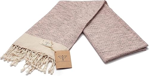 Miniatura 17 de SMYRNA TURKISH COTTON Paquete de 6 paños de baño versátiles para baño, hotel, spa, gimnasio, suaves, absorbentes, prelavadas y de secado rápido