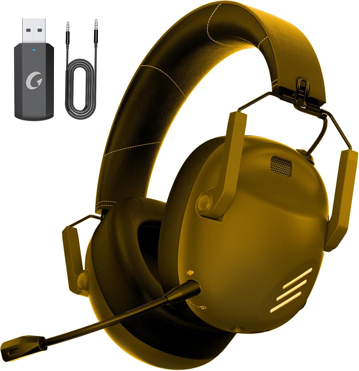 Gaming Headsets Wireless with Noise Canceling Microphone