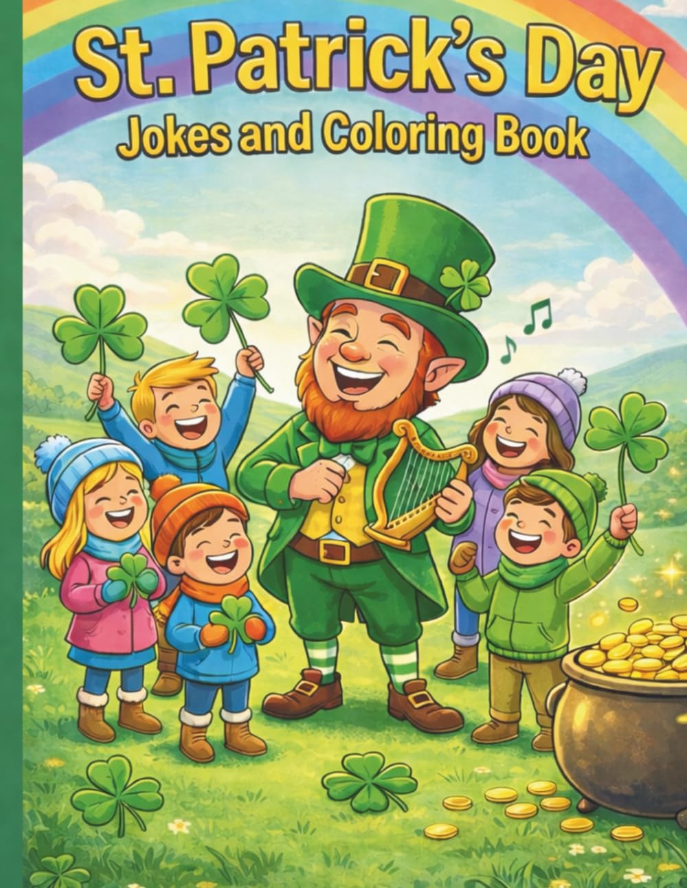 St. Patrick's Day Jokes and Coloring Book