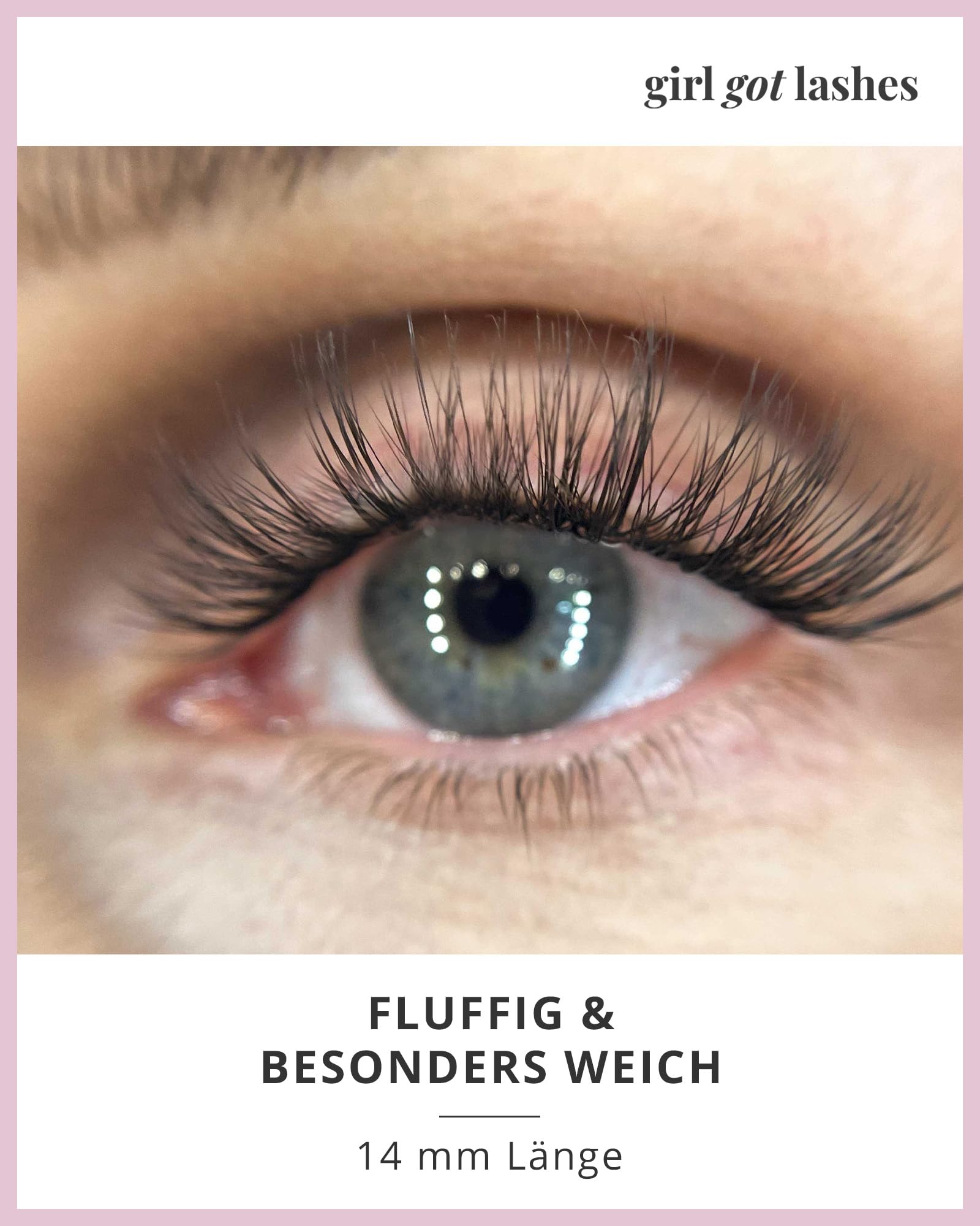 GirlGotLashes Flutter Fling Grandi Scatole Estensioni Ciglia Fatte A Mano per La Casa 5 paia di Ciglia Lashes con 5-7 giorni di tenuta Vegan
