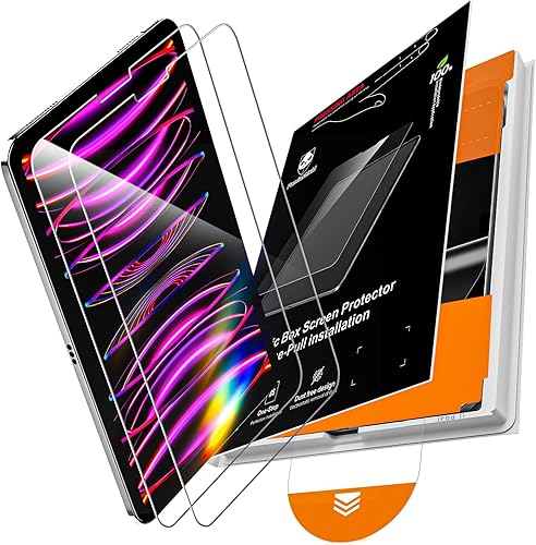 Vista 14 de PandaShield Paquete de 2 Protectores de Pantalla de Vidrio Templado 9H+ para iPad Air M3/M2 (11 pulgadas, 7ª/6ª Gen, 2025/2024) - Caja de HD