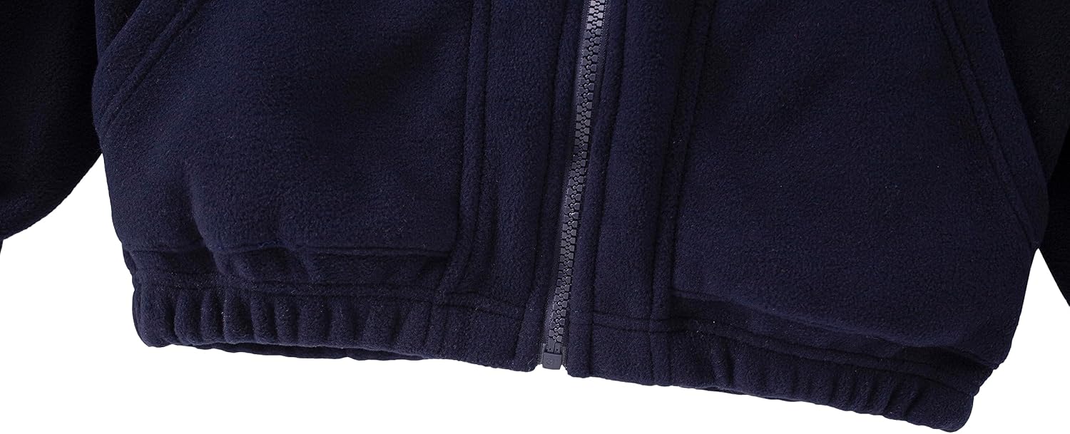 AMIYAN Toddler Fleece Jacket Kids Polar Lightweight Outerwear Boys Girls Long Sleeve Fall Spring Coat 3-9 Years - Image 6