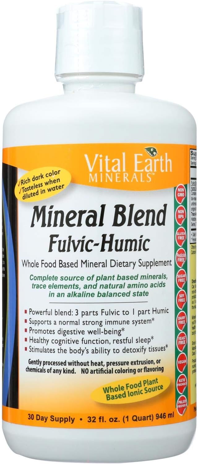 Mineral Blend Fulvic-Humic, 32 Fluid Ounce