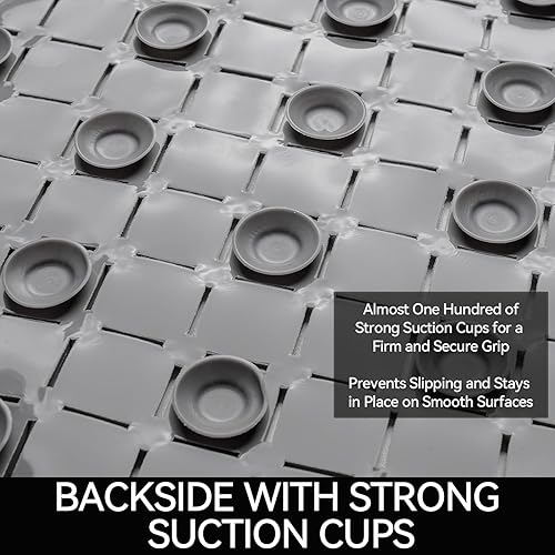 Miniatura 6 de Tapete antideslizante para bañera, tapete de ducha antideslizante, tapete de secado rápido, tapete antideslizante para bañera, piso, baño, cocina,