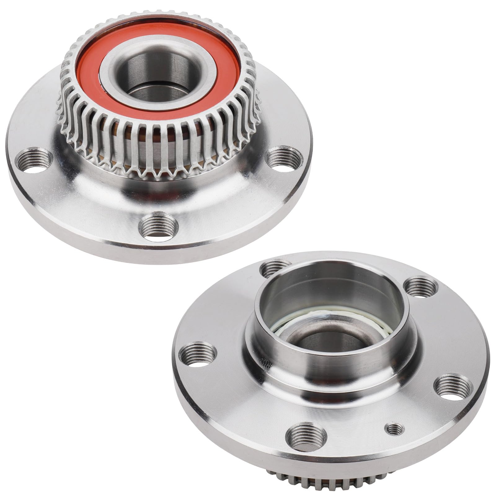 (Pair) 2WD DRIVESTAR 512012 Rear Wheel Hub & Bearing for Audi TT 2000-2006, 1998-2010 Volkswagen Beetle, 1999 01 02 03 04 2005 Golf/Jetta, 5 Lug 2x4 w/ABS