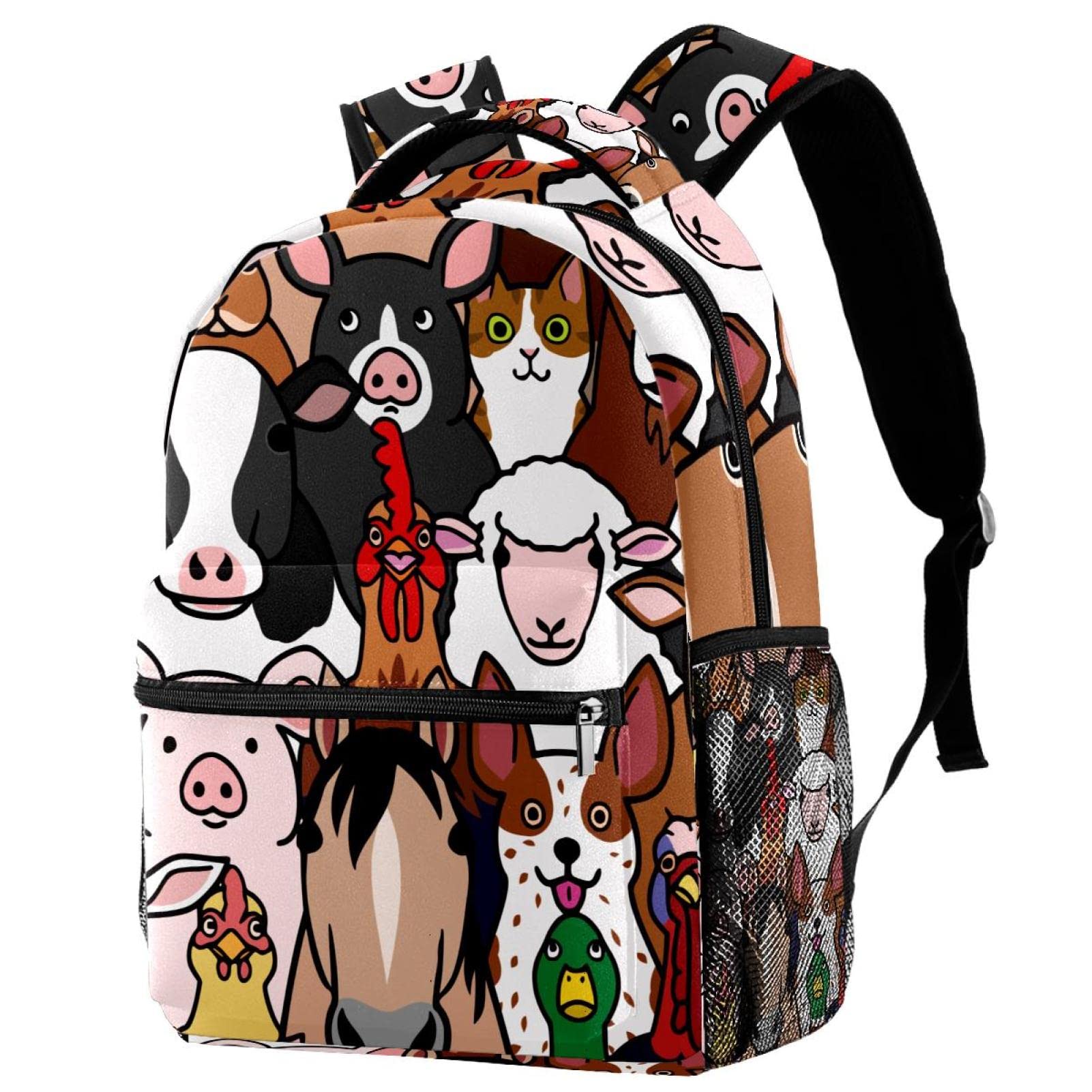 Mochila para portátil resistente al agua de gato y perro para evitar golpes 7