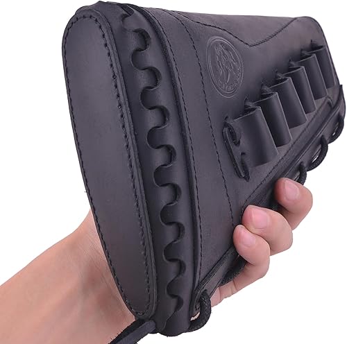 Miniatura 6 de WAYNE'S DOG Almohadilla de cuero Buttstock para mejillas