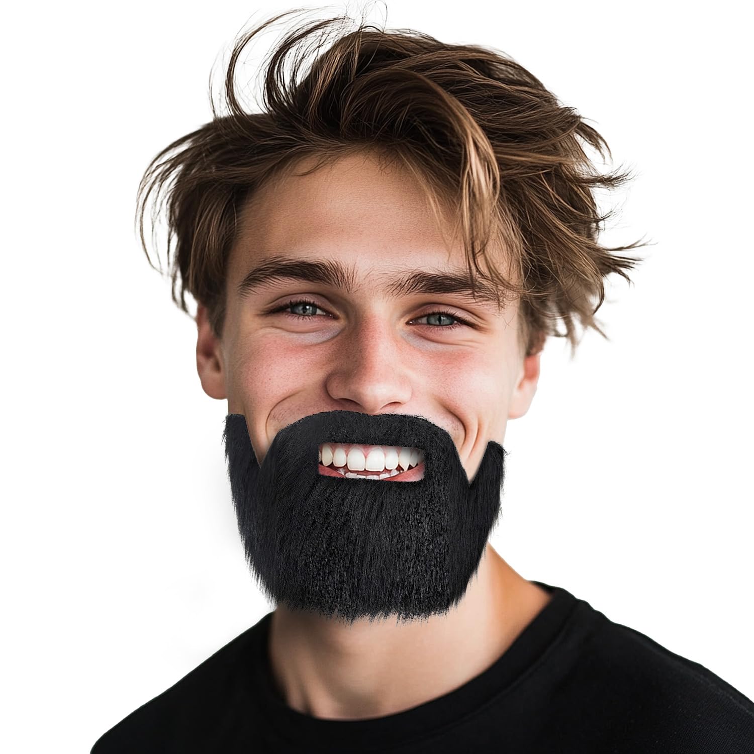 TXSN Self Adhesive Fake Mustache Set Novelty Funny Mustaches for Costume and Halloween Festival Party