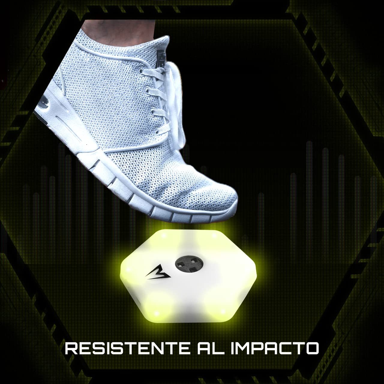 METIS Luces de Entrenamiento de reacción [Pack de 2/4/8] | Mejora su Velocidad, Agilidad y Reflejos con la integración de la App: 20 Modos de Juego [Paquetes de 2, 4 u 8]