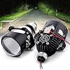 3.0 Bi LED Projector Lens Universal Projector Lens for Car Headlight Aftermarket Focus Beam Sharp Cut Offline Hi/Lo Beam 6000K 2000LM