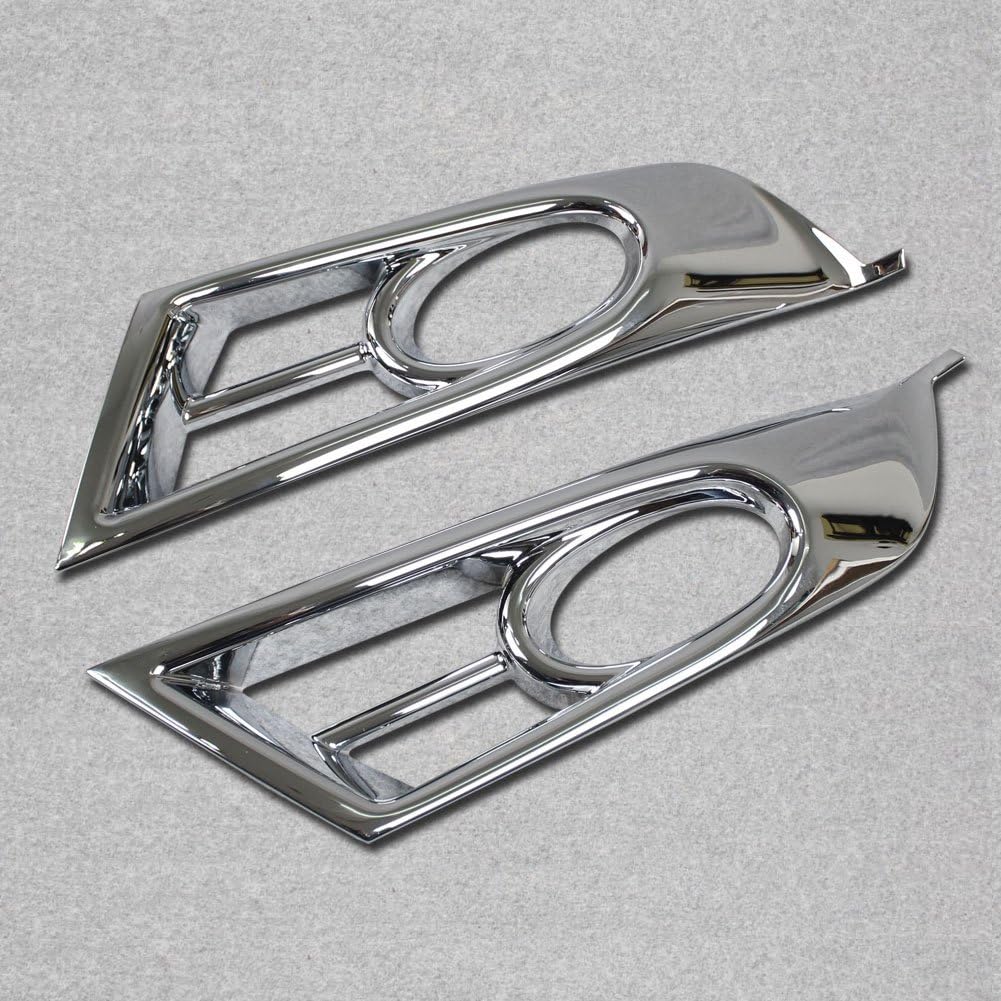 Beautost for Honda CR-V CRV EX/EX-L/Touring Model 2017 2018 2019 Chrome Front Fog Light Lamp Cover Trims
