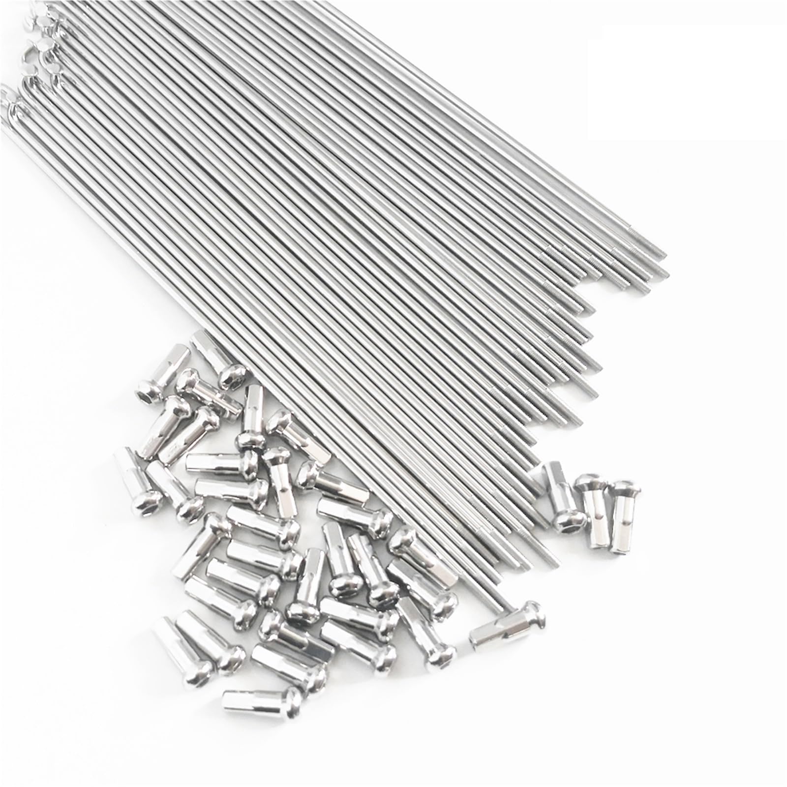 GMZQSN 36Pcs 12G 304 Stainless Steel Spokes – 187/192/212/216mm for Light Bee X/S Off-Road E-Motorcycle Wheel Repair(17Inch Rear 192mm)
