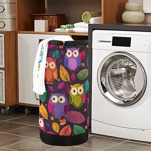 Vista 307 de Mochila de lavandería con correas ajustables para el hombro, bolsa de lavandería sucia para viajes, campamento, universidad, resistente, Rosa floral