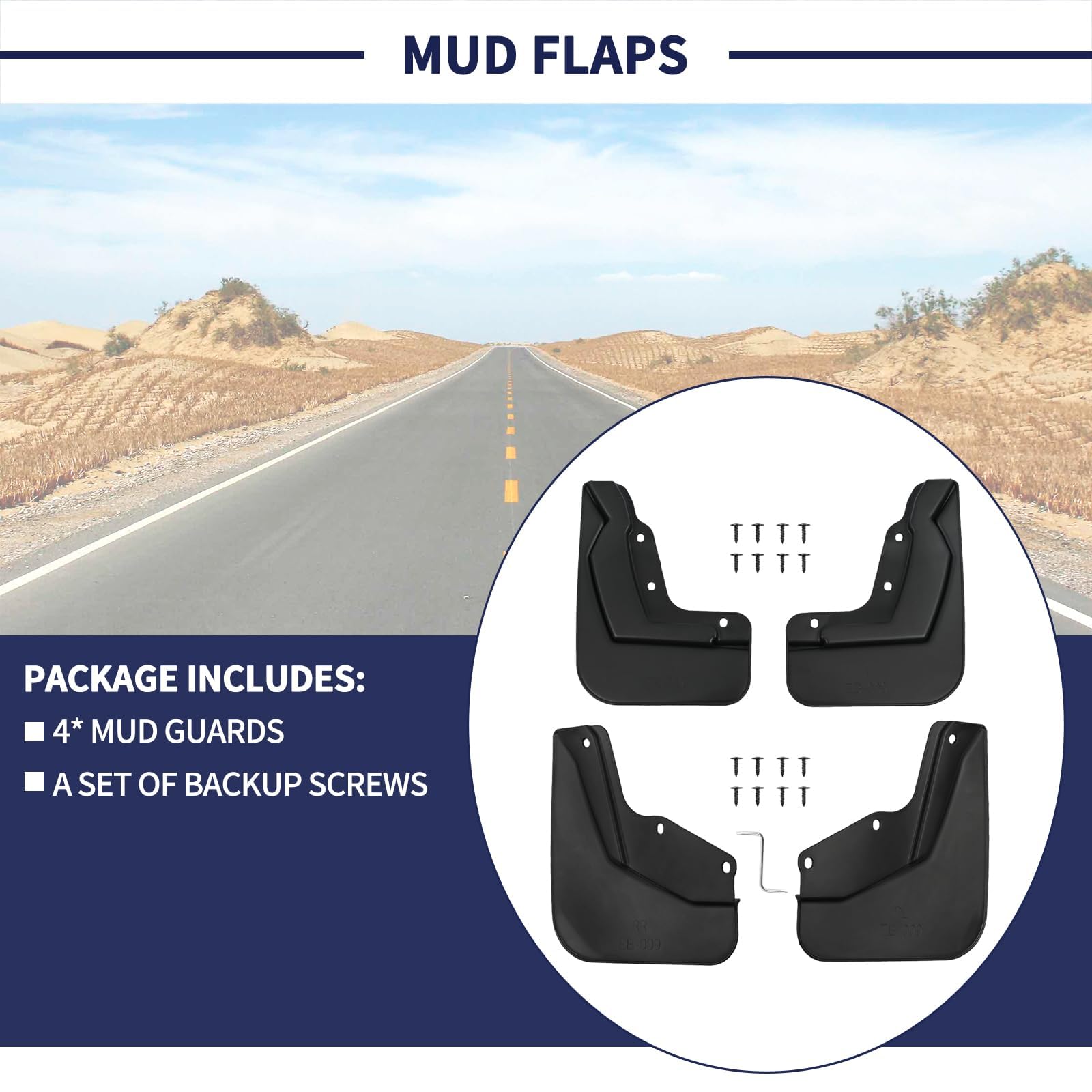 Amazon.com: Magimaker 4PCS Mud Flaps Splash Guards Mudflaps Fit