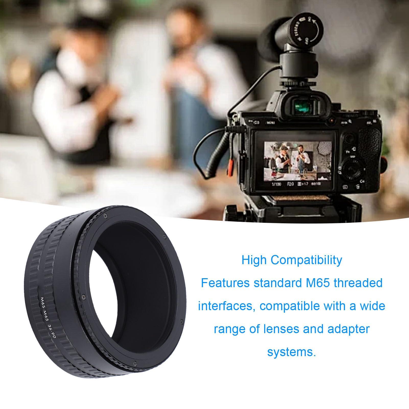 Fockety Adapter Helikoidalny Ogniskujący, Regulowany Zakres 36–90 Mm do