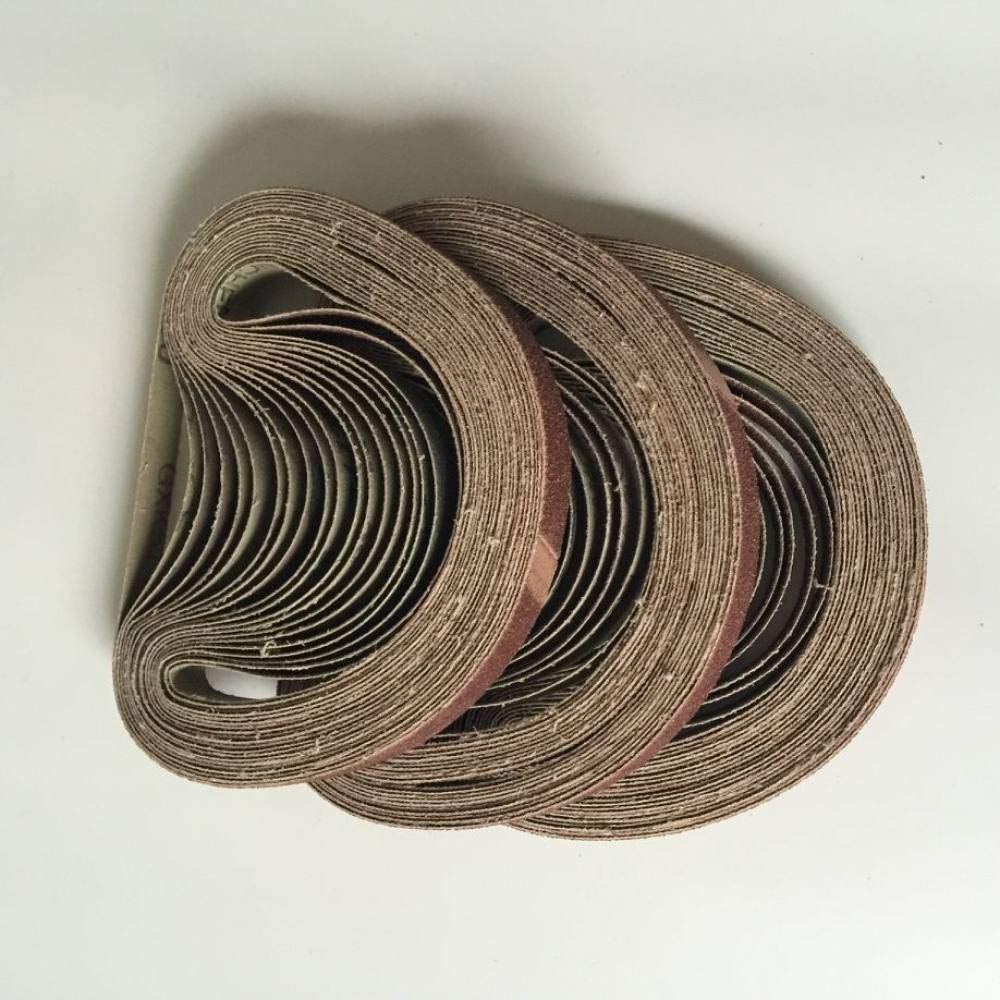 50 sztuk 13 * 457MM taśmy szlifierskie 40-800 Grits papier ścierny taśma ścierna do szlifierki narzędzie ścierne drewno do polerowania metalu, 240,13x457mm