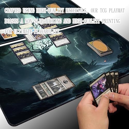 Miniatura 227 de MTG - Tapete de juego de 24 x 14 pulgadas, bolsas de almacenamiento con parte trasera antideslizante, ideal para entusiastas de los juegos de sin
