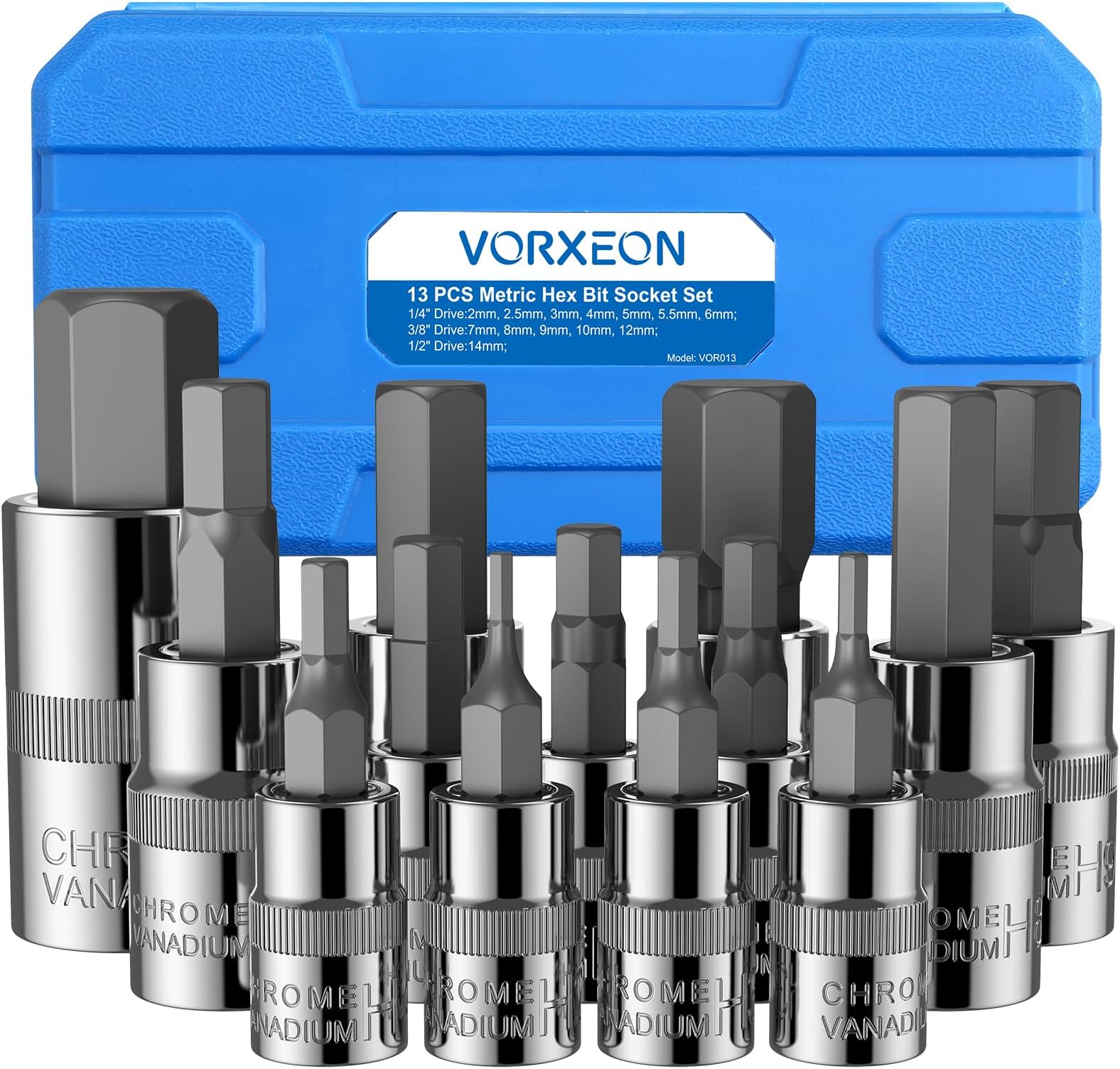 USAG 234 1/2 MX/SE8 Set Di 8 Punte Per Impatto Con Profilo - Foto 2